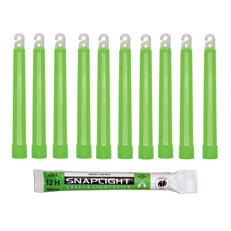 6inch green Snaplight lightstick of 12 hours illumination