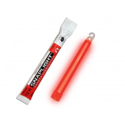 6 Inch Red Glow Stick - 10 Pack - Cyalume SnapLight