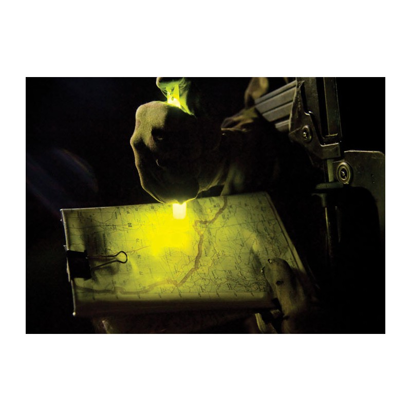 Barra De Luz Blanco Militar ChemLight 15cm (6inch) Con Duración De 8 Horas