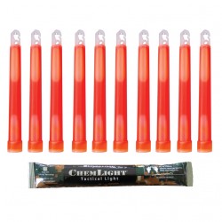 6'' ChemLight red Military...