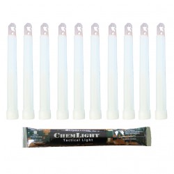 6" ChemLight wit militaire...